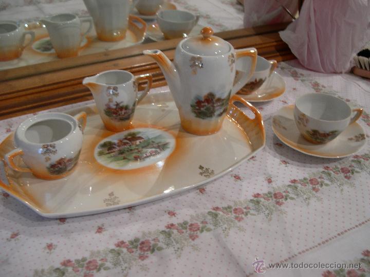 Antig&uuml;edades: Juego de caf&eacute; a&ntilde;o 1925 aproximadamente - Foto 3