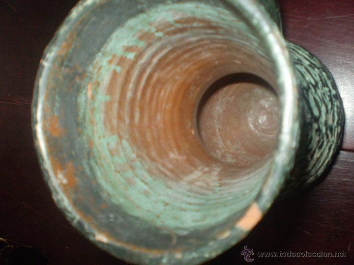 Antig&uuml;edades: JARRON DE BARRO COCIDO Y MONOCROMADO - Foto 3