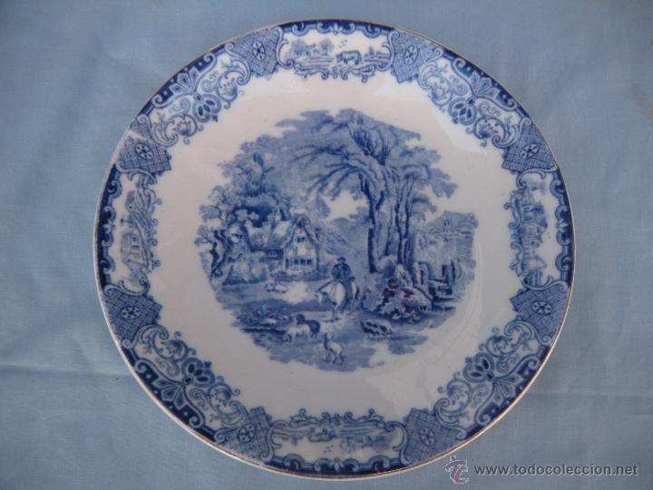 Antig&uuml;edades: PLATO AZUL HEATHCOTE CHINA - Foto 1