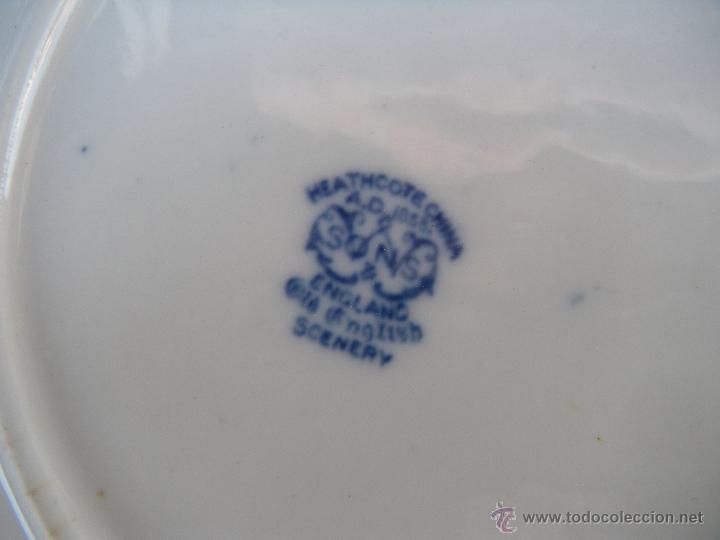 Antig&uuml;edades: PLATO AZUL HEATHCOTE CHINA - Foto 3
