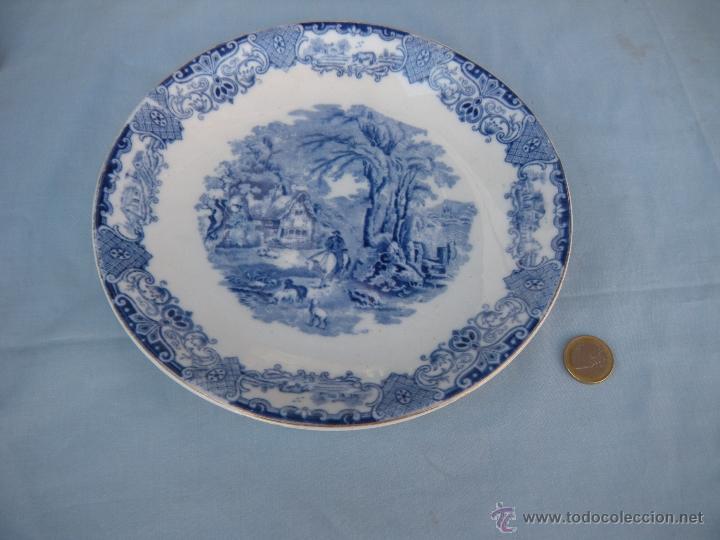 Antig&uuml;edades: PLATO AZUL HEATHCOTE CHINA - Foto 4
