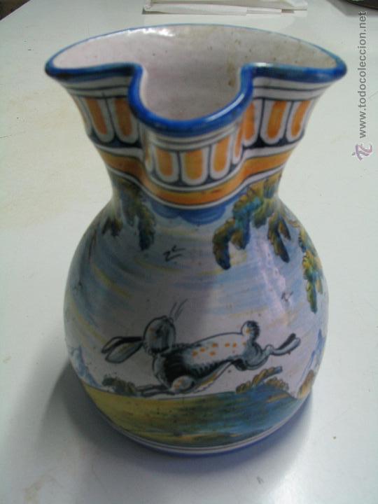 Antig&uuml;edades: jarra talavera Niveiro - Foto 1