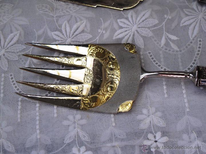 Antig&uuml;edades: CUBIERTOS DE SERVIR POSTRES - Foto 4