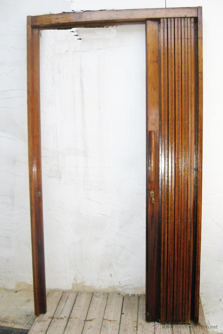 xxl puerta acordeon abatible madera m ideal ar - Kaufen Andere Antiquitäten  in todocoleccion