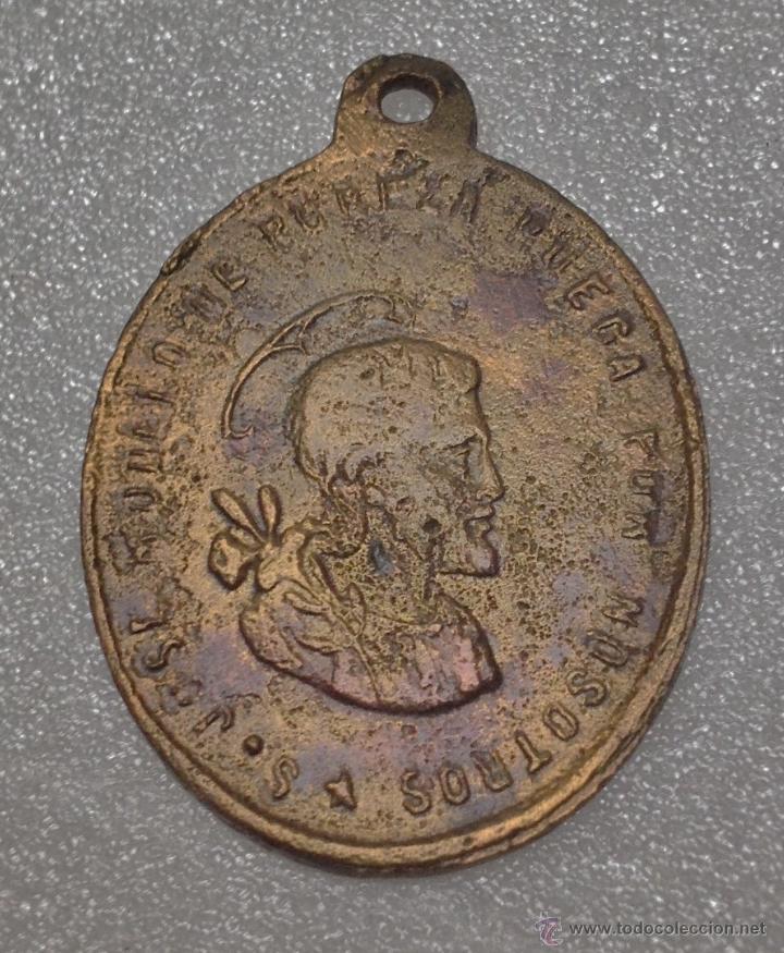 Antig&uuml;edades: ANTIGUA MEDALLA BRONCE - Foto 1