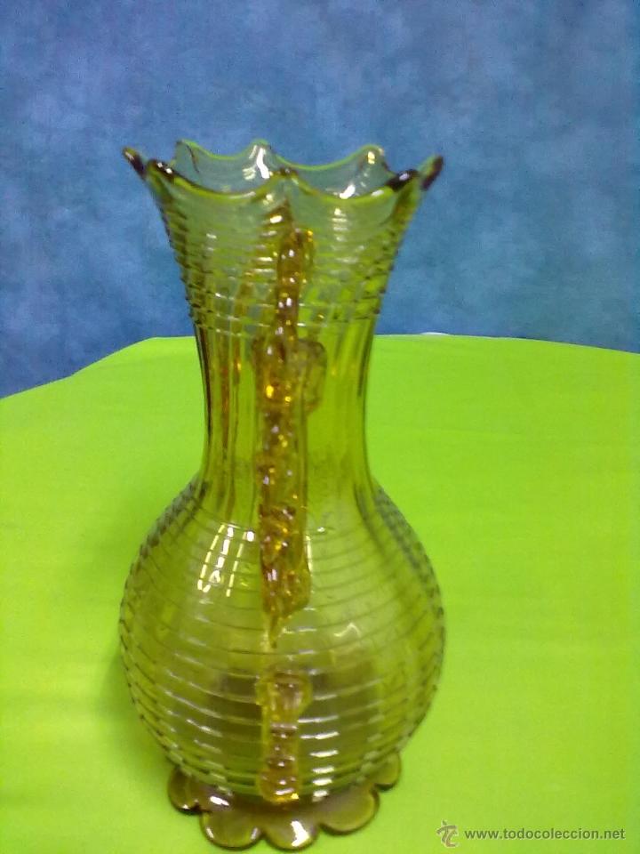 Antig&uuml;edades: JARRON CRISTAL SOPLADO CATALAN - Foto 2