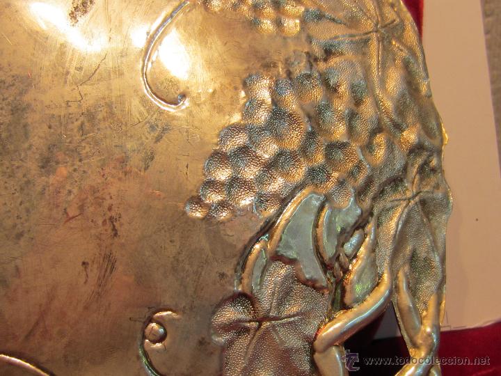 Antig&uuml;edades: centro de mesa o frutero de metal - Foto 4