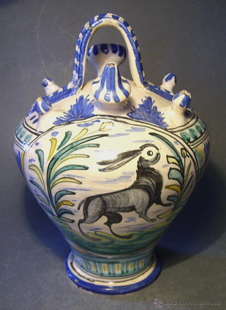 Antig&uuml;edades: GRAN BOTIJO TALAVERA DE COLECCI&Oacute;N - Foto 1
