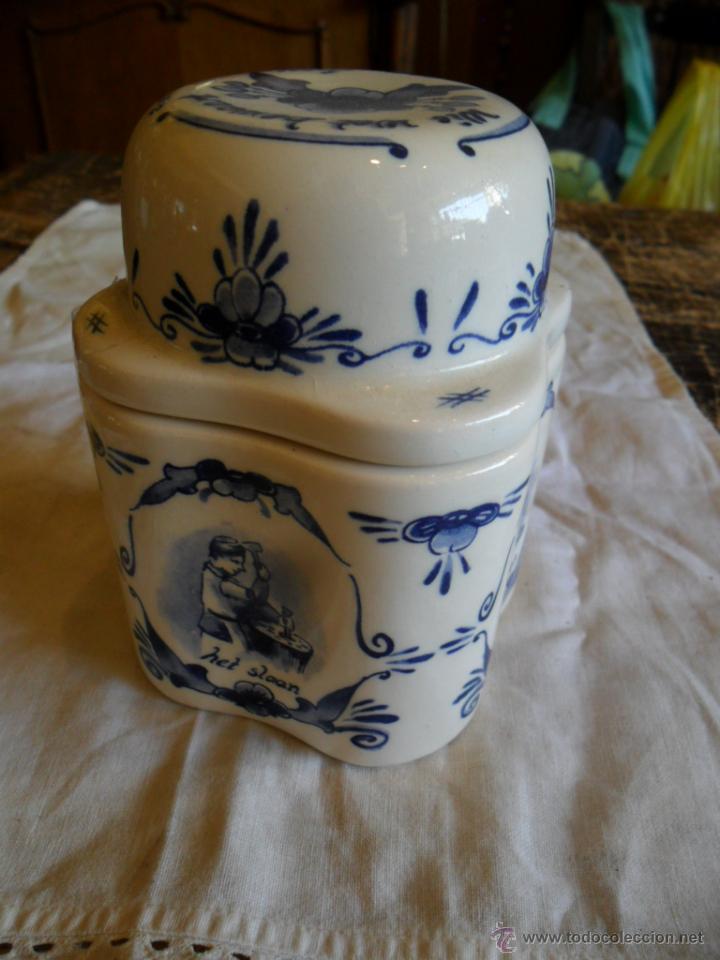 Antig&uuml;edades: TARRO DE CER&Aacute;MICA DELFT - Foto 2