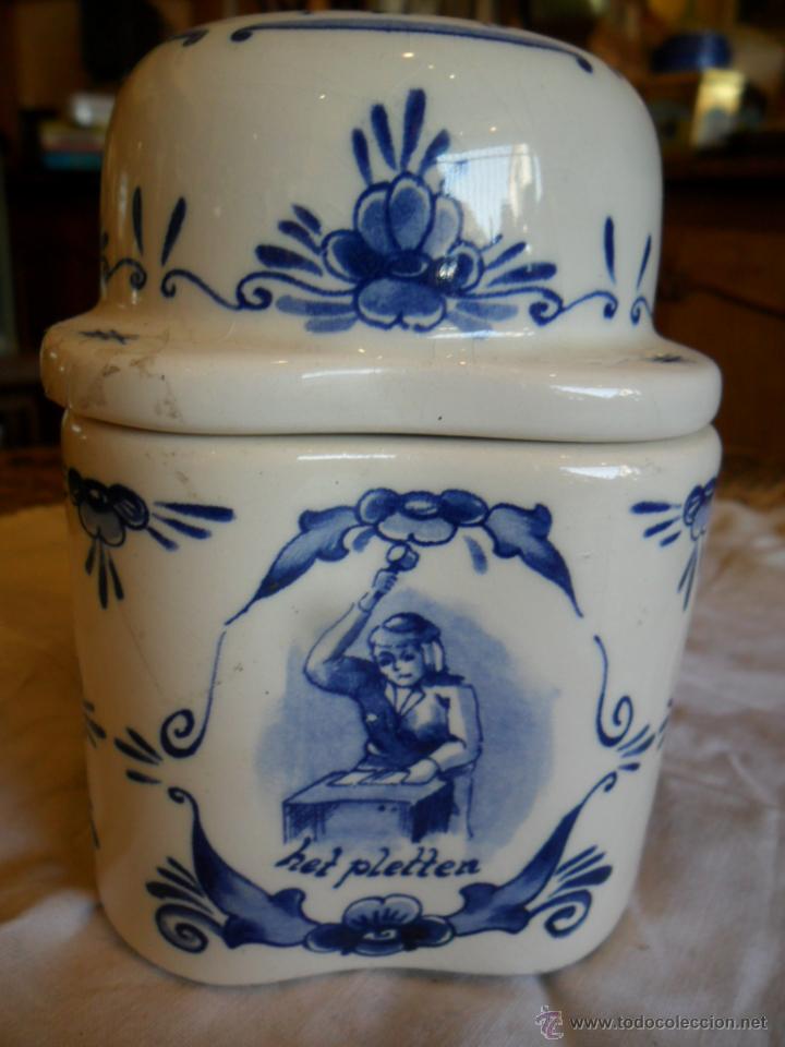 Antig&uuml;edades: TARRO DE CER&Aacute;MICA DELFT - Foto 4