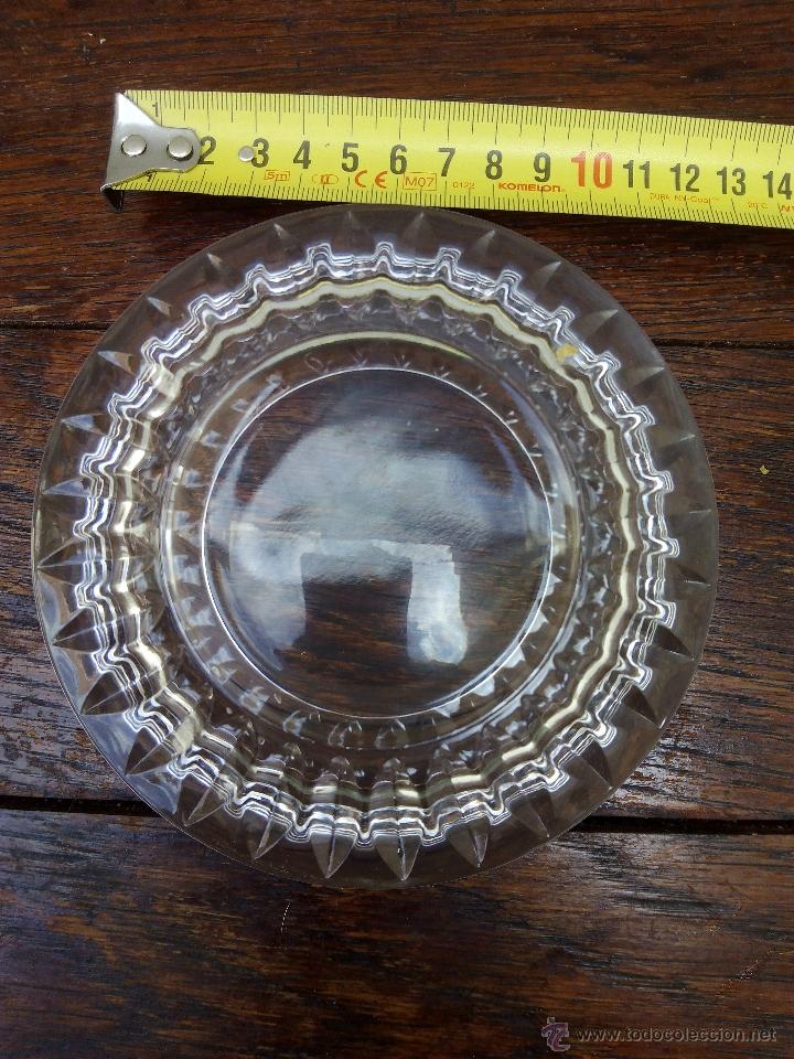 Antig&uuml;edades: Centro de mesa de cristal tallado - Foto 3