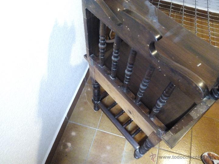 Antig&uuml;edades: Cama de madera estilo renacimiento. - Foto 4