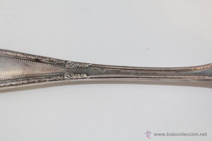 Antig&uuml;edades: 11 CUCHARAS PLATEADAS - Foto 5