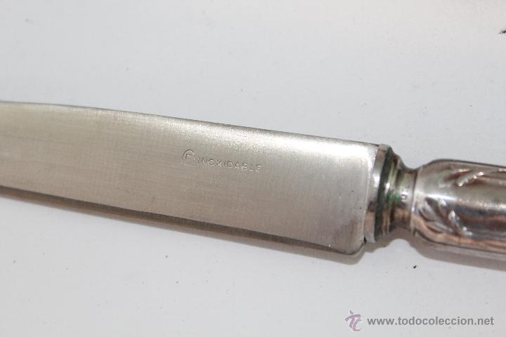 Antig&uuml;edades: 11 CUCHILLOS PLATEADOS - Foto 2