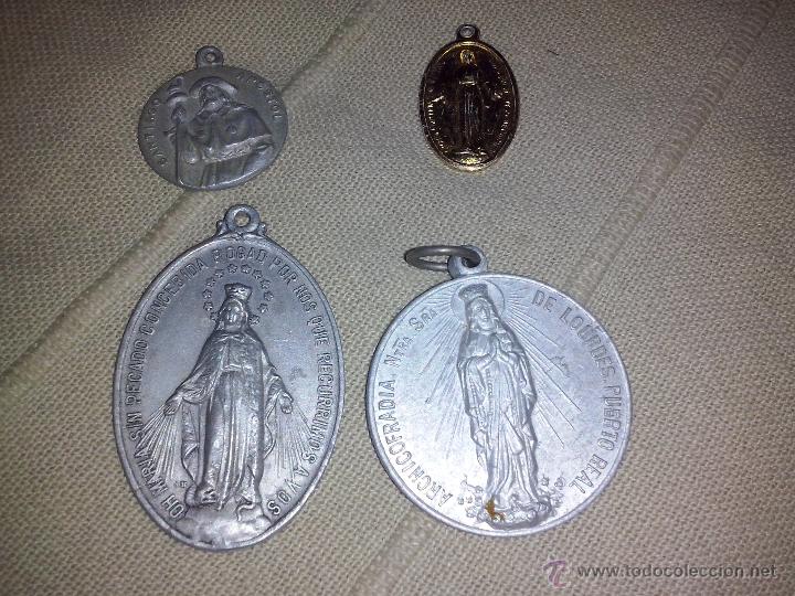 Antig&uuml;edades: 4 medallas religiosas - Foto 1