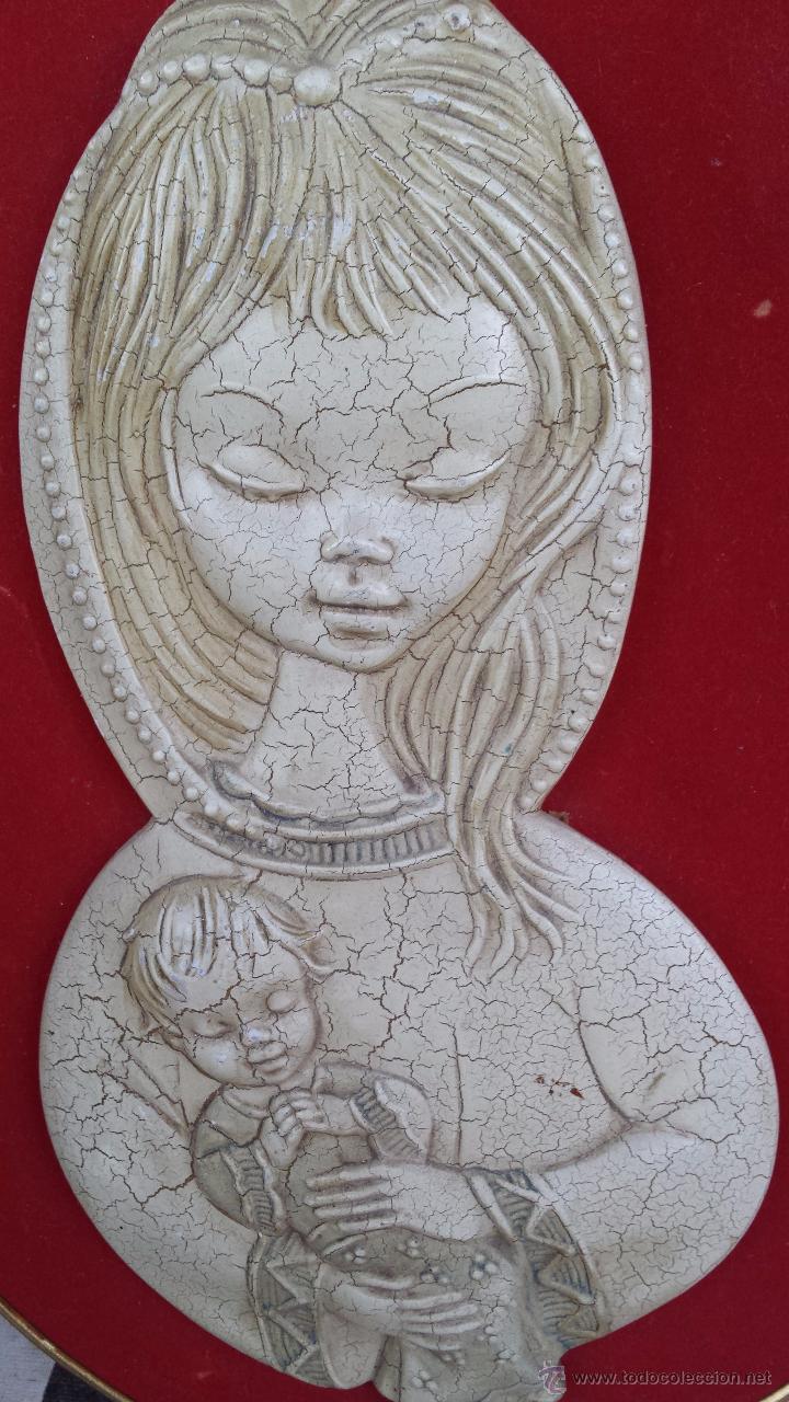 Antig&uuml;edades: antiguo cuadro con la virgen ni&ntilde;a - Foto 2