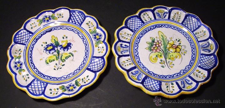 Antig&uuml;edades: DOS PLATOS DE TALAVERA - Foto 1