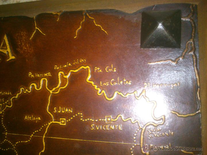 Antig&uuml;edades: MAPA IBIZA CUERO TRABAJADO - Foto 5
