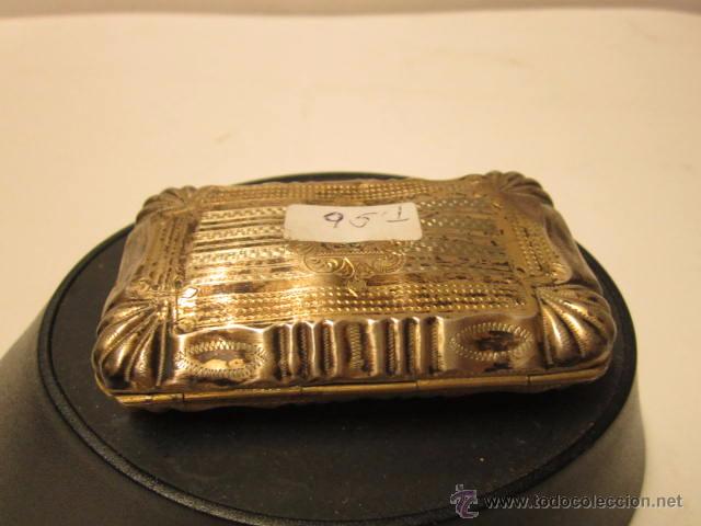 Antig&uuml;edades: BOLSITO ISABELINO EN PLATA DORADA - Foto 2
