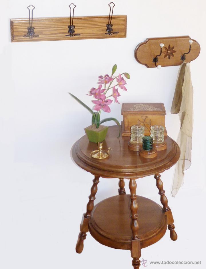 Antig&uuml;edades: Mesa antgua redonda de estilo franc&eacute;s - Foto 2