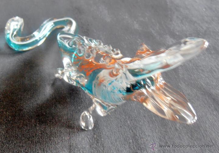 Antig&uuml;edades: LAGARTO DE MURANO, 19 CM DE LARGO - Foto 2