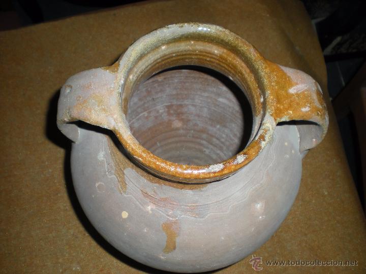 Antig&uuml;edades: OLLA de barro doble asa h34cm d27cm - Foto 3