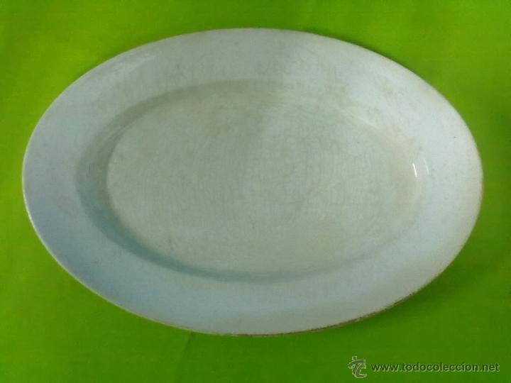 Antig&uuml;edades: FUENTE LOZA BANDEJA OVALADA - Foto 1