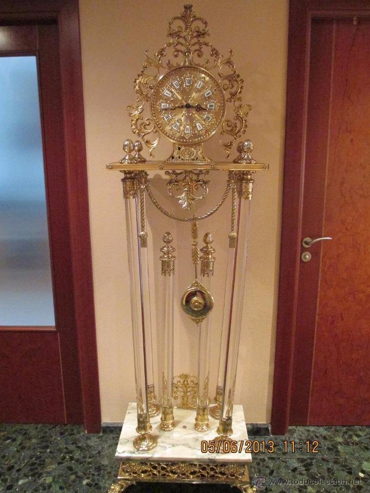 Antig&uuml;edades: ESPECTACULAR RELOJ DE BRONCE - Foto 1