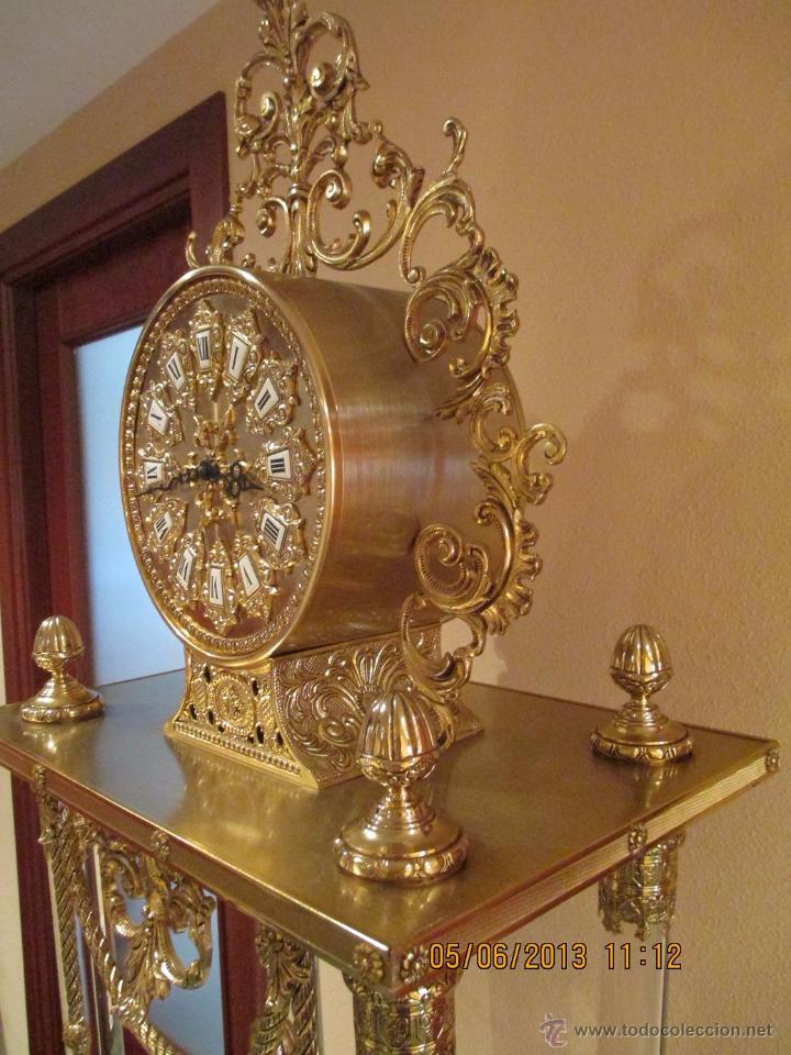 Antig&uuml;edades: ESPECTACULAR RELOJ DE BRONCE - Foto 3