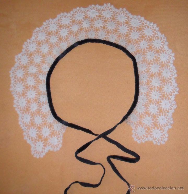 Antig&uuml;edades: Encaje de crochet - Antiguo cuello - Foto 1