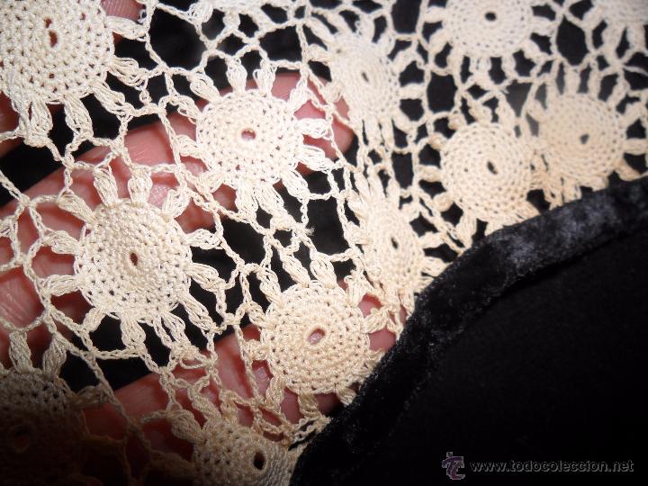 Antig&uuml;edades: Encaje de crochet - Antiguo cuello - Foto 6