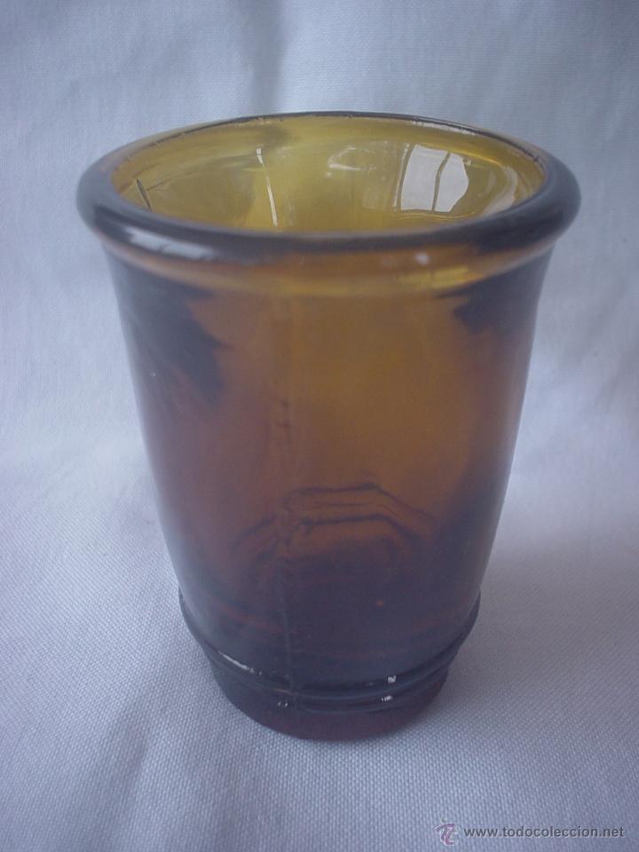 Antig&uuml;edades: ANTIG&Uuml;O VASO CRISTAL &Aacute;MBAR - Foto 1