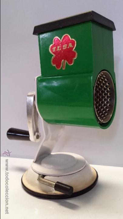 Antiques: ANTIGUO RALLADOR DE COCINA CON VENTOSA - MARCA ILSA