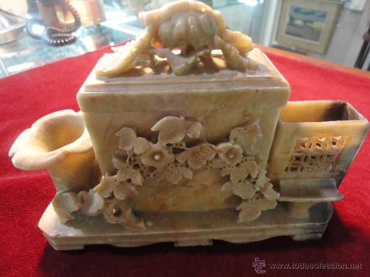 Antig&uuml;edades: TINTERO MINERAL CHINO - Foto 2