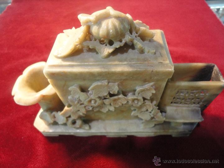 Antig&uuml;edades: TINTERO MINERAL CHINO - Foto 3
