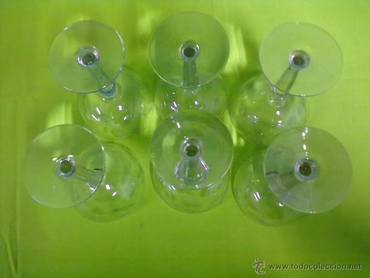 Antig&uuml;edades: SEIS COPAS CRISTAL TALLADO. - Foto 5