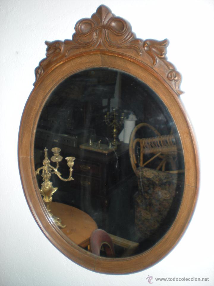 Antig&uuml;edades: Espejo en madera - Foto 1