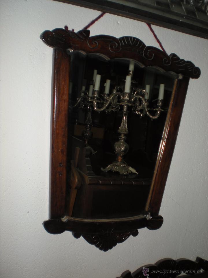 Antig&uuml;edades: Espejo de pared en madera - Foto 1