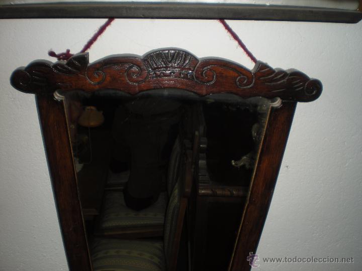 Antig&uuml;edades: Espejo de pared en madera - Foto 3