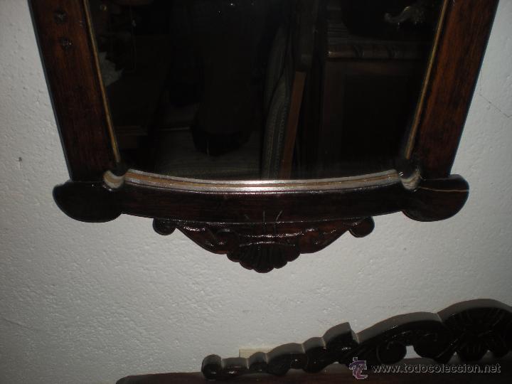 Antig&uuml;edades: Espejo de pared en madera - Foto 4
