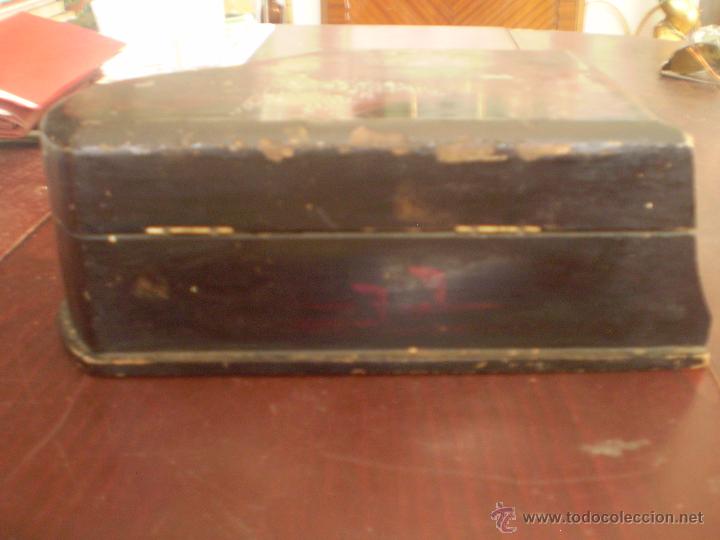 Antig&uuml;edades: CAJA JAPONESA LACADA Y NACAR - Foto 5