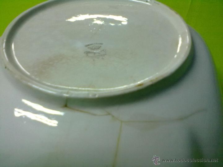 Antig&uuml;edades: FRUTERO CHINA OPACA SANTANDER ENSALADERA - Foto 4