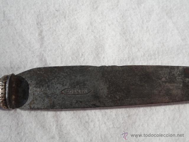 Antig&uuml;edades: ANTIGUO CUCHILLO DE SERVICIO DEL S. XIX CON SELLO. - Foto 9