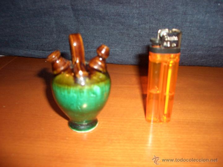 Antig&uuml;edades: botijo peque&ntilde;o n&uacute;m 1077 - Foto 1
