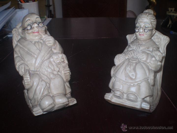 Antig&uuml;edades: PAREJA DE ANCIANOS EN SUS HAMACAS - Foto 1