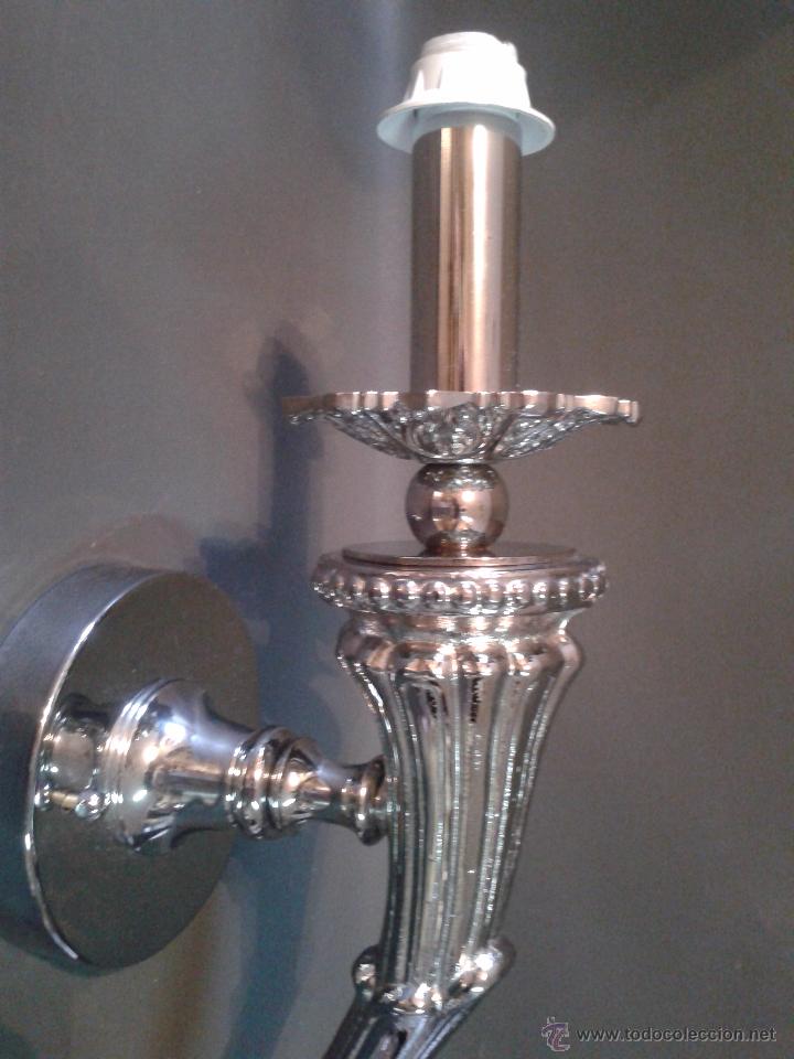 Antig&uuml;edades: APLIQUE DE PARED DE BRONCE - Foto 2