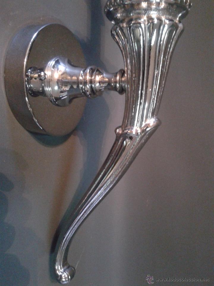 Antig&uuml;edades: APLIQUE DE PARED DE BRONCE - Foto 3
