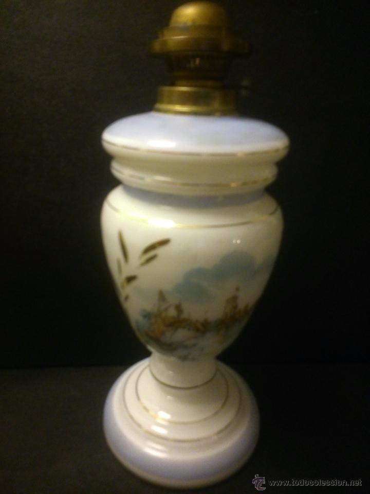 Antig&uuml;edades: * QUINQU&Eacute; ISABELINO DE OPALINA. SIGLO XIX - Foto 2