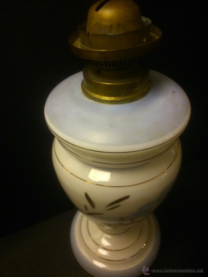 Antig&uuml;edades: * QUINQU&Eacute; ISABELINO DE OPALINA. SIGLO XIX - Foto 3