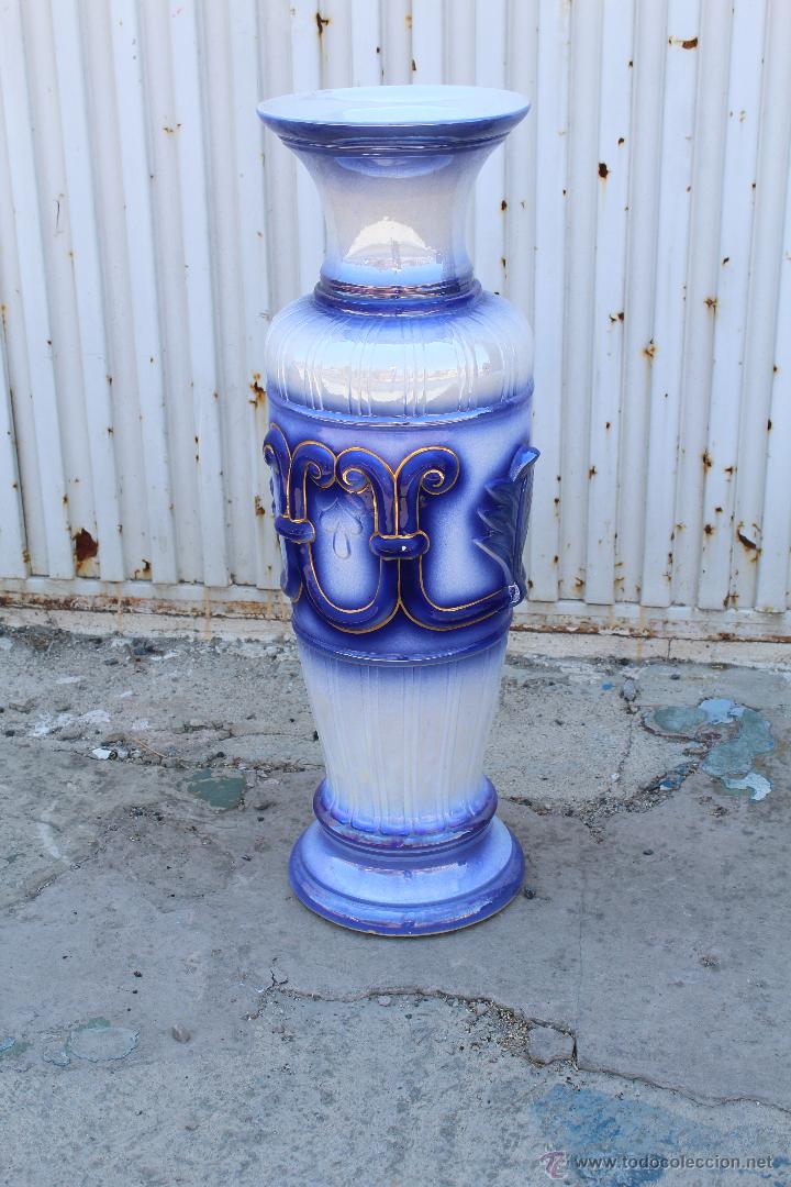 Antig&uuml;edades: JARRON EN PORCELANA VIDRIADA - Foto 1